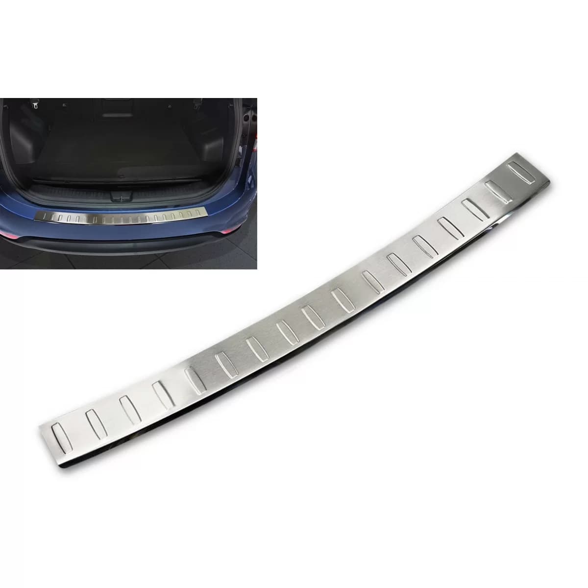Avisa rear bumper protector suitable for Kia Carens after 2012, chrome