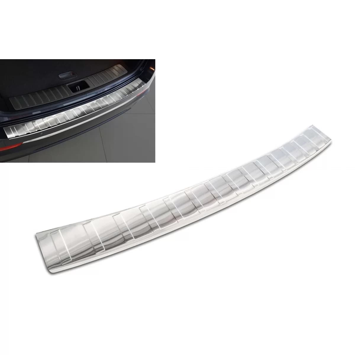 Avisa rear bumper protector suitable for Kia Optima station wagon 2016-2018, after 2018, chrome