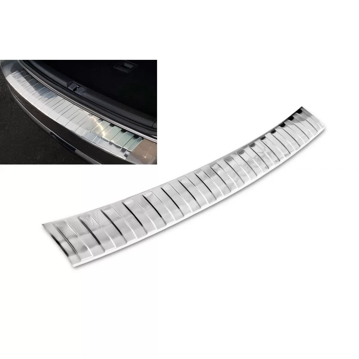 Avisa rear bumper protector suitable for Volkswagen Passat B7 estate 2011-2014, chrome