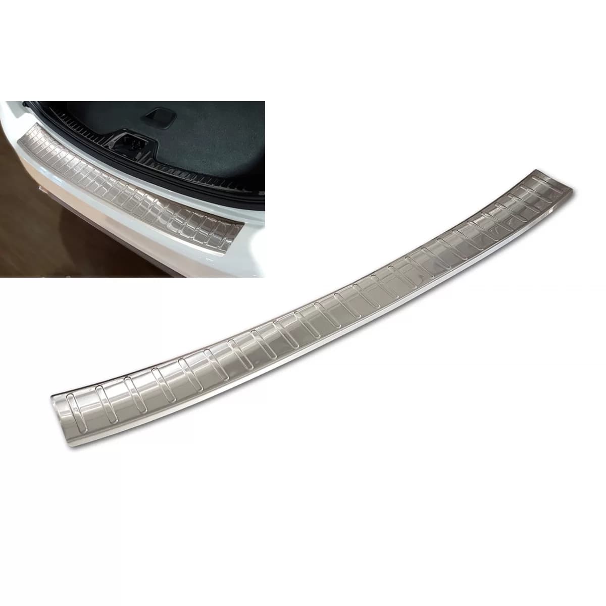 Avisa rear bumper protector suitable for Volvo V60 2010-2013, V60 Cross Country 2010-2018, chrome