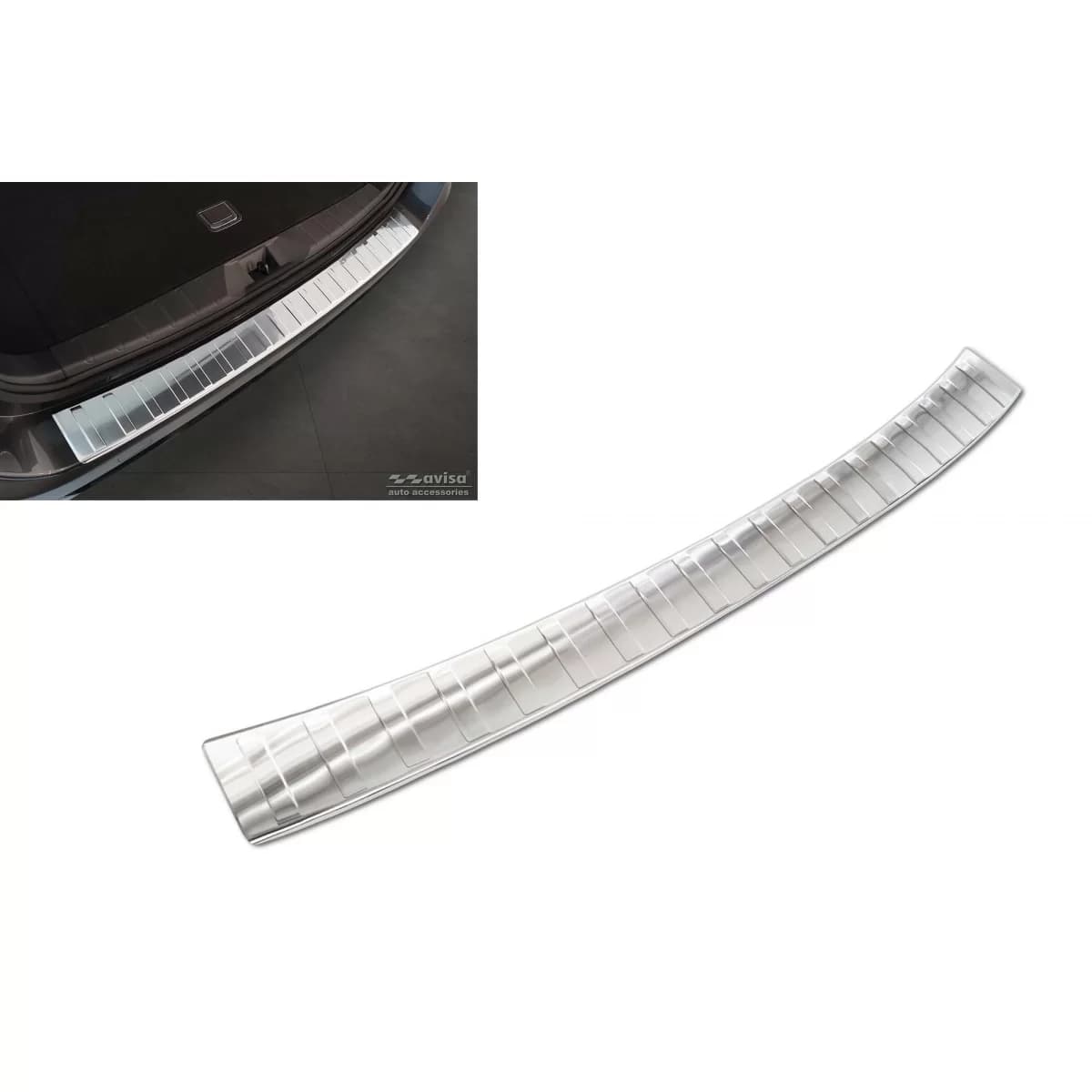 Avisa rear bumper protector suitable for Subaru Outback after 2021, chrome