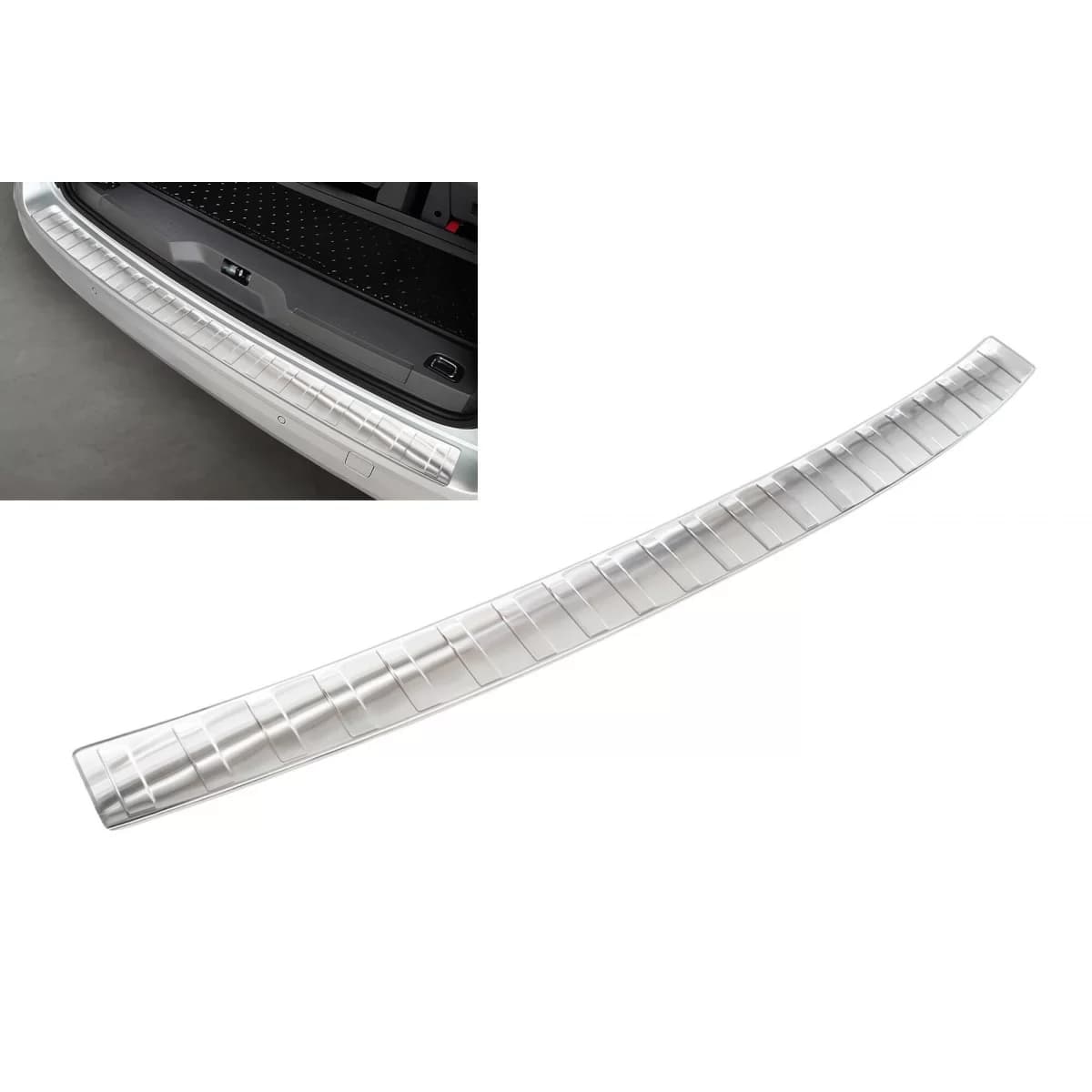 Avisa rear bumper protector suitable for Volkswagen T7 Multivan after 2022, chrome