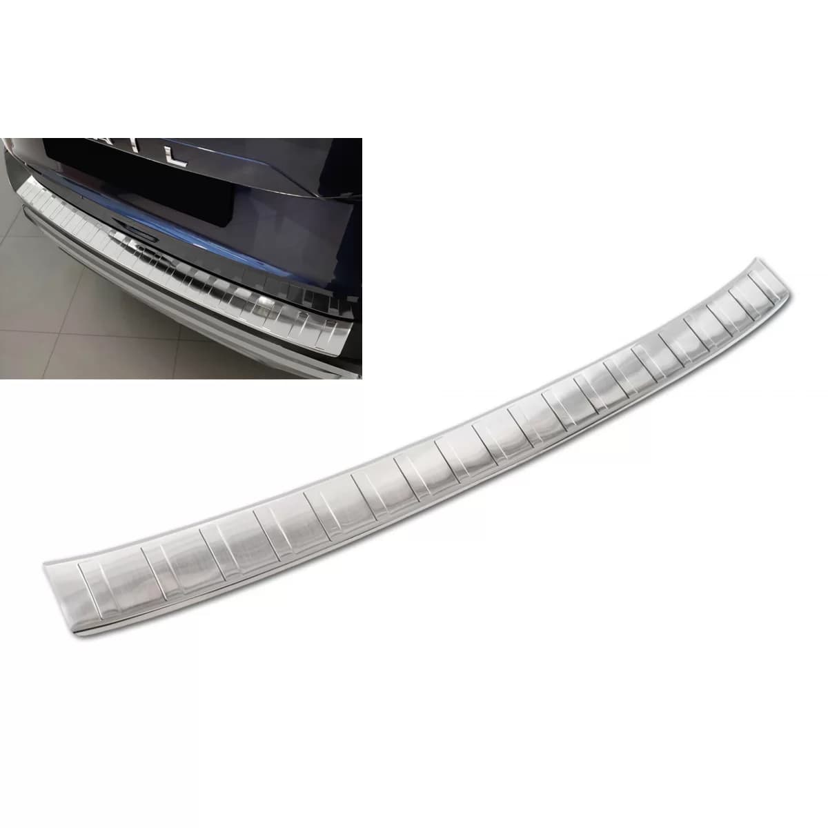 Avisa rear bumper protector suitable for Nissan X-Trail T33 after 2021, chrome