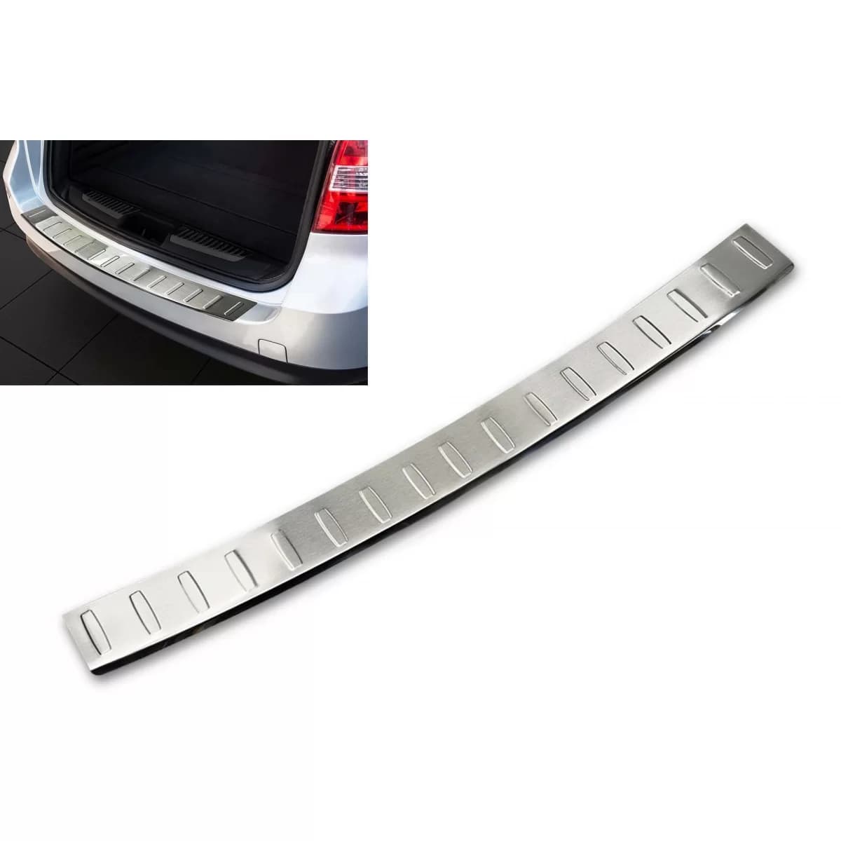 Avisa rear bumper protector suitable for Renault Laguna estate 2008-2015, chrome
