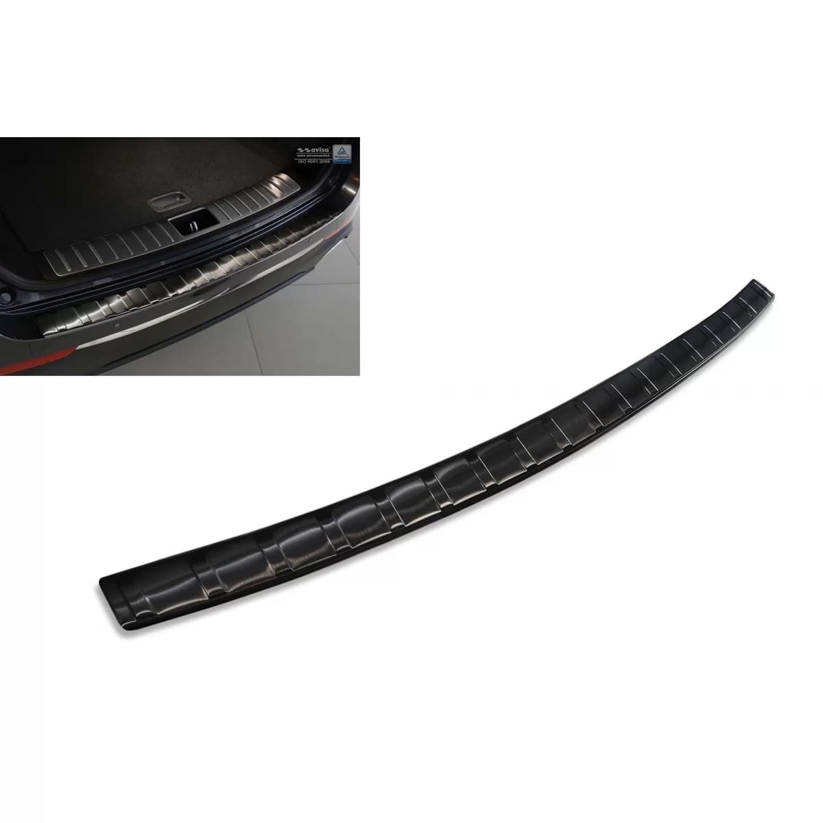 Avisa rear bumper protector suitable for Kia Optima wagon 2016-2018, after 2018, black lacquer