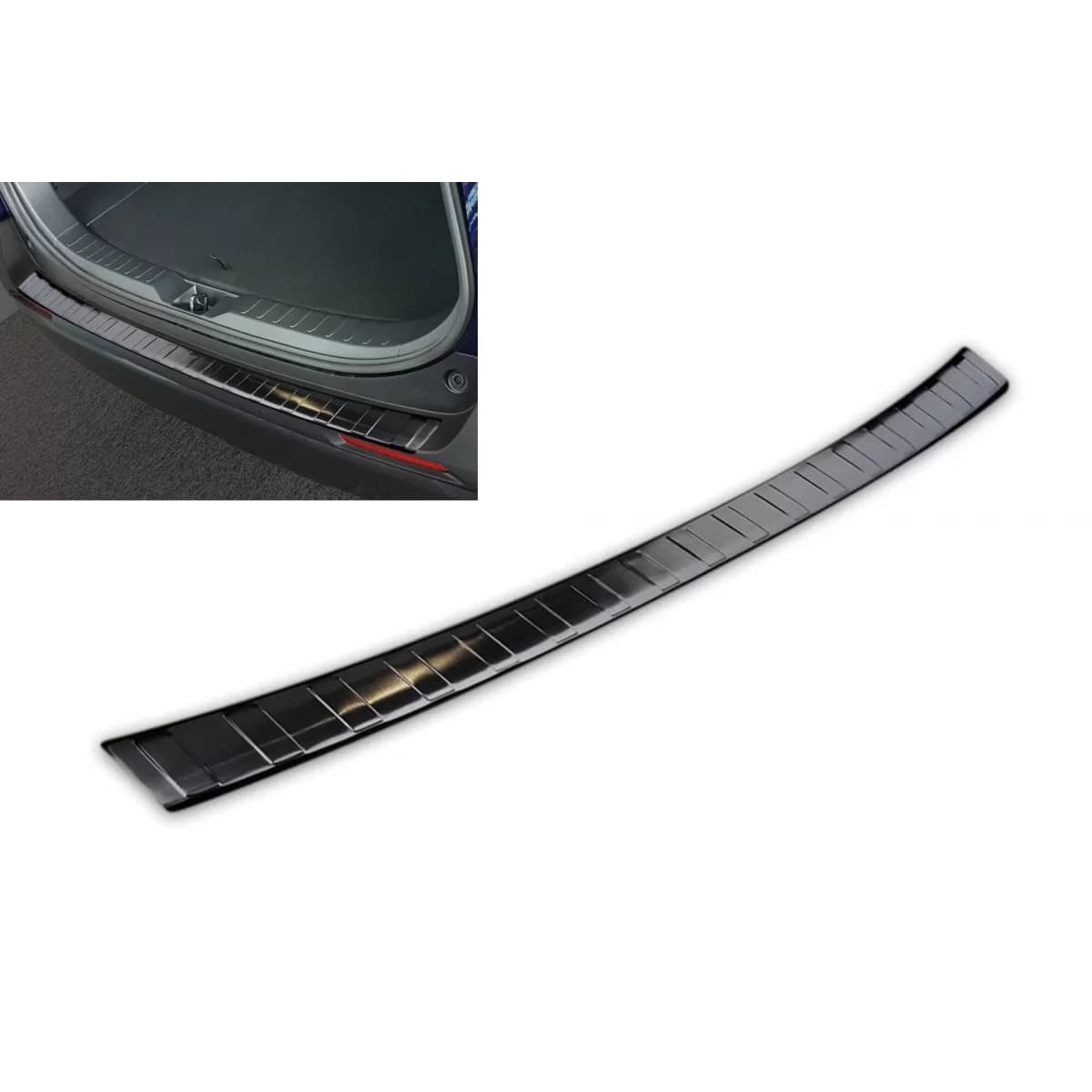 Avisa rear bumper protector suitable for Toyota Rav4, Rav4 Hybrid after 2018, Suzuki Across after 2020, black lacquer