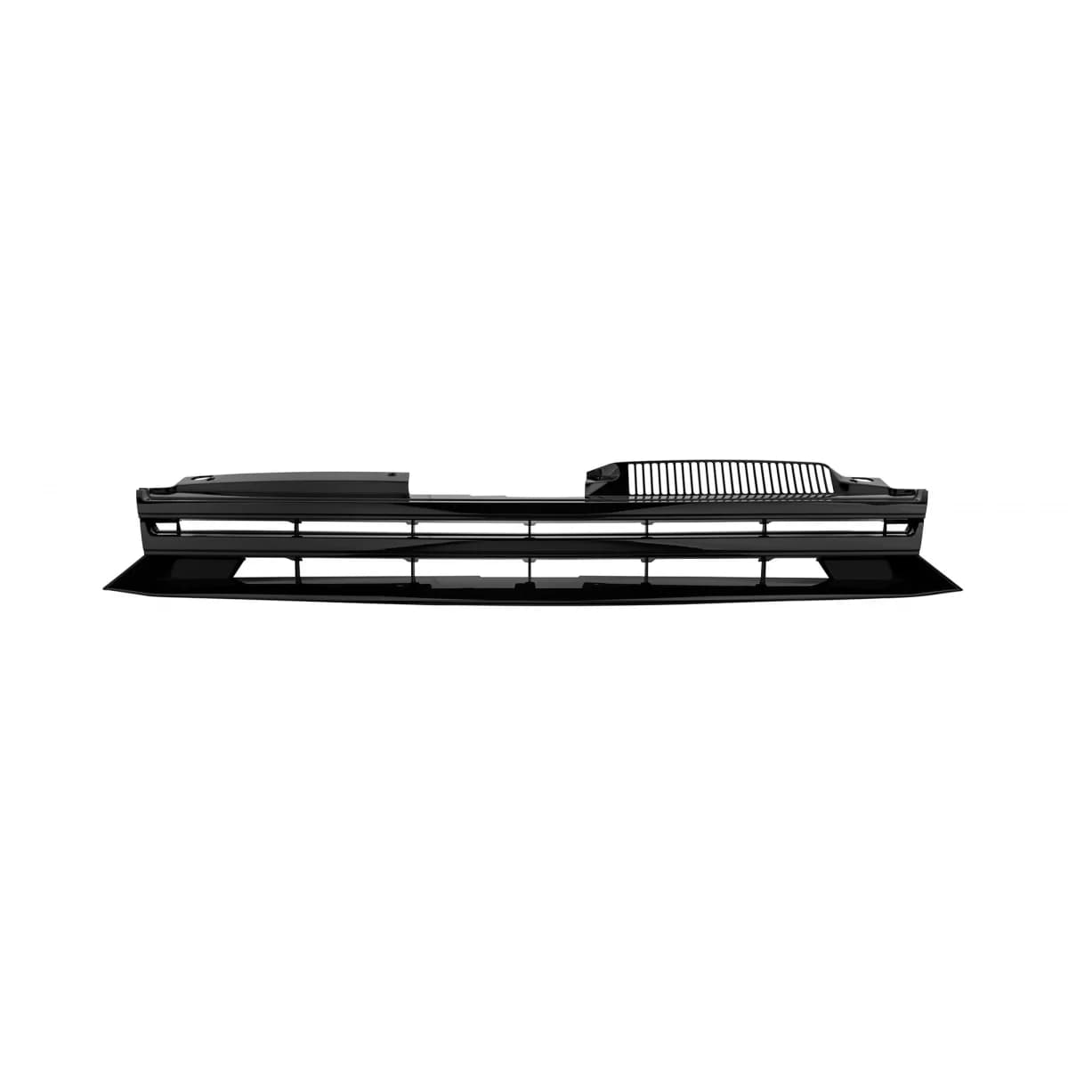 Black grille without emblem suitable for VW Golf VI 2008-2012 for standard bumper