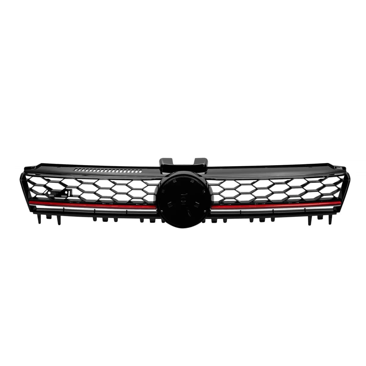 GTi grille suitable for VW Golf VII 2012-2019 for GTi bumper, without emblem opening
