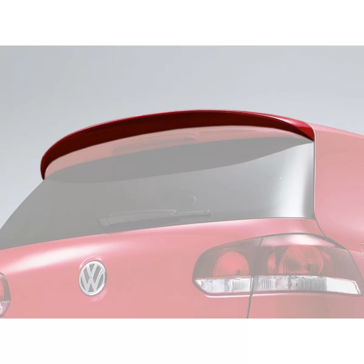 ABT type trunk spoiler suitable for VW Golf VI 2008-2013, unpainted