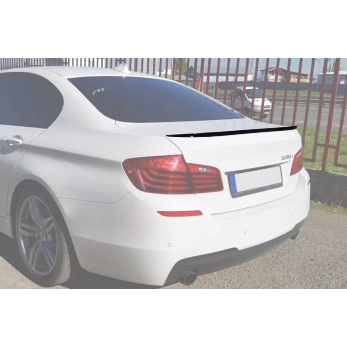Trunk spoiler type M technik suitable for BMW 5 Series F10 2010-2017, unpainted
