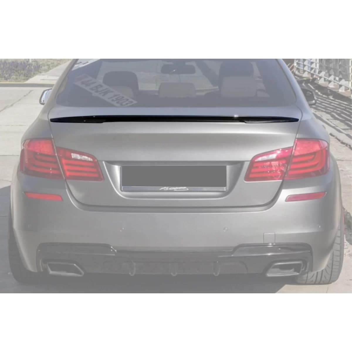 M Performance Design Design trunk spoiler suitable for BMW 5 Series F10 2010-2017, unpainted