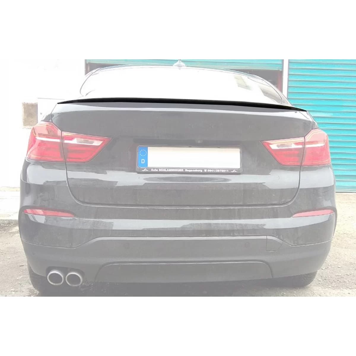 Trunk spoiler suitable for BMW X4 F26 2015-2018, unpainted