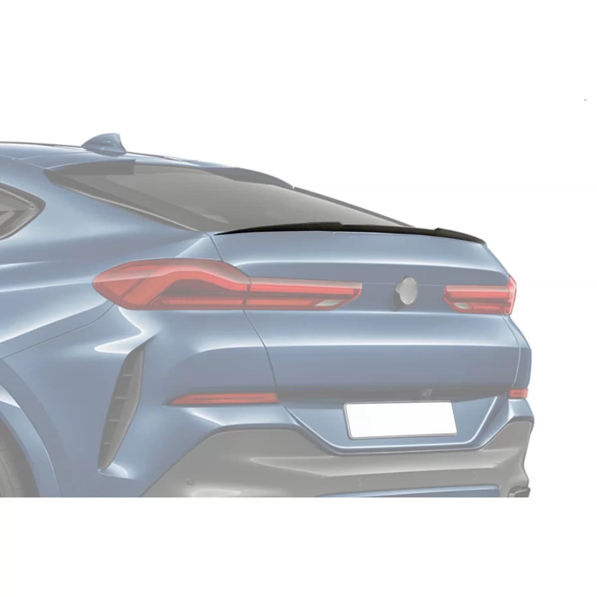 Trunk spoiler suitable for BMW X6 G06 after 2020, unpainted