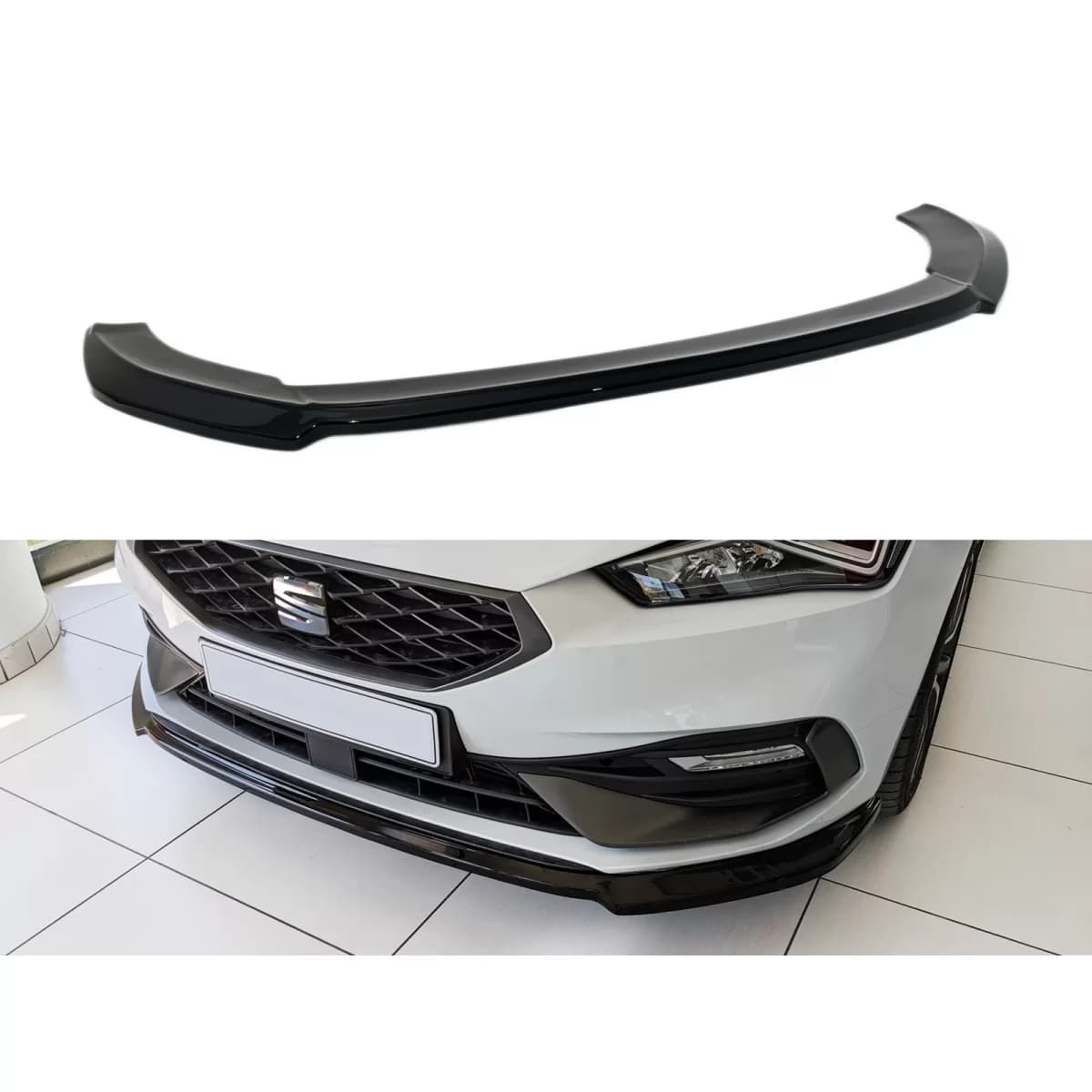 Motordrome Design spoiler suitable for front bumper of Seat Leon Mk4 after 2020