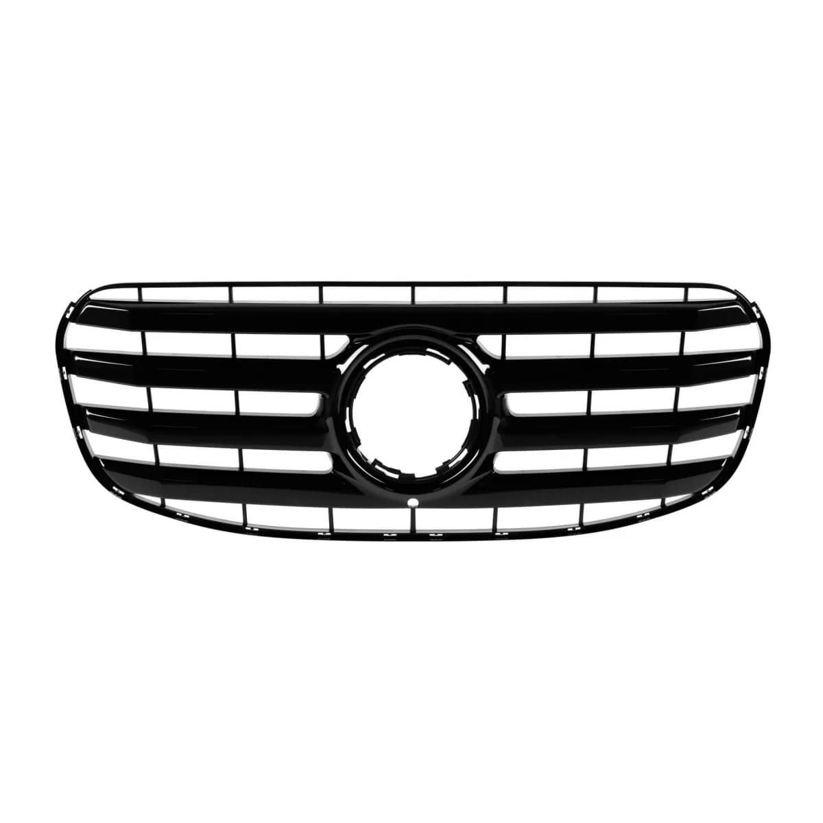 Black lacquer grille type OE suitable for Mercedes GLS X167 after 2024 with 4 beams