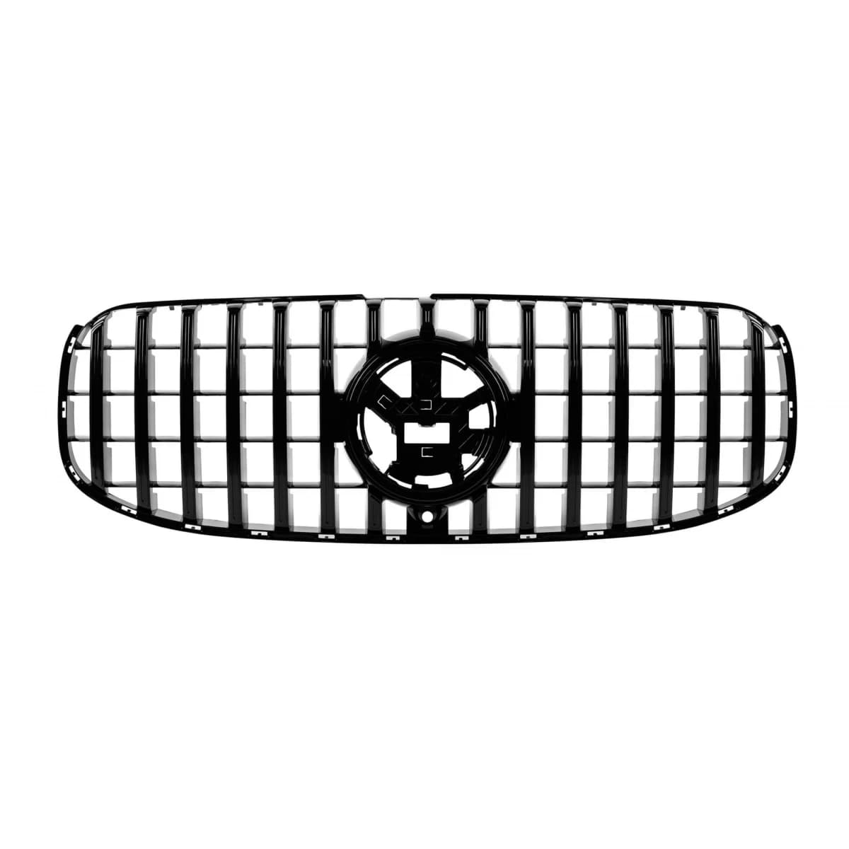 Black lacquer GT type grille suitable for Mercedes GLS X167 2020-2023 for 63 A design front bumper