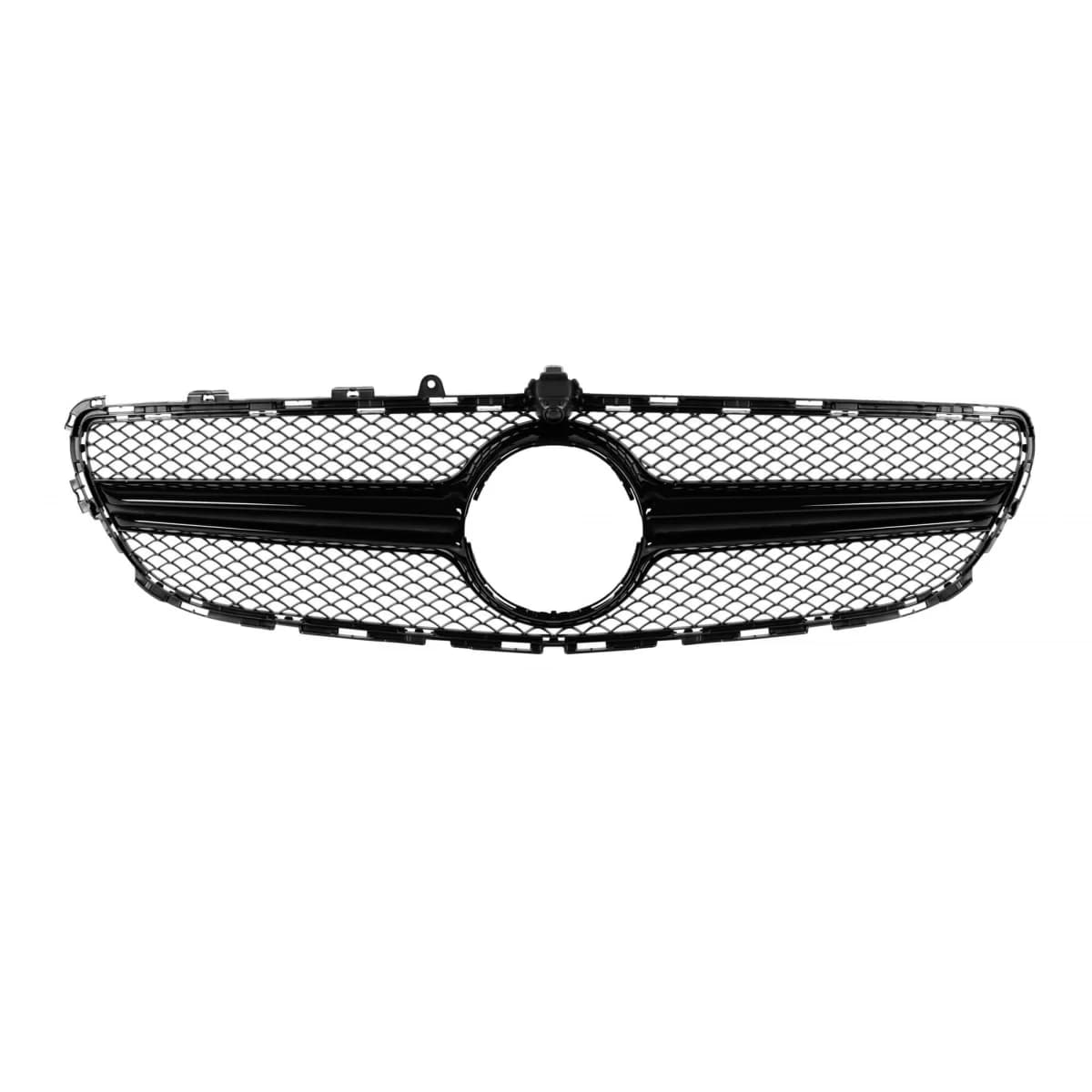 Chrome/black A design type grille suitable for Mercedes CLS C218 2015-2018 with camera hole