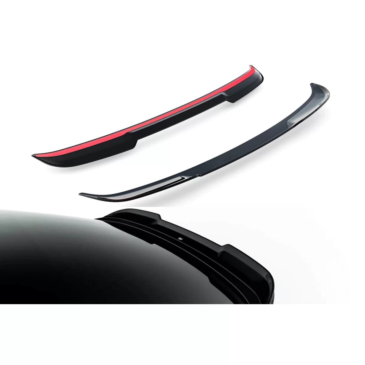 Maxton Design spoiler suitable for BMW X2 U10 with M package after 2023, black lacquer