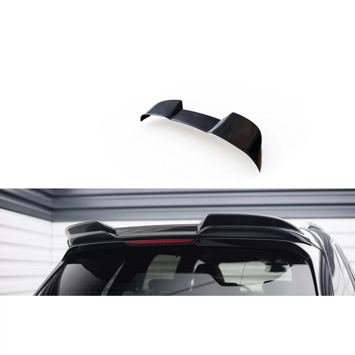 Maxton Design spoiler suitable for BMW X5 M F95 after 2023, black lacquer
