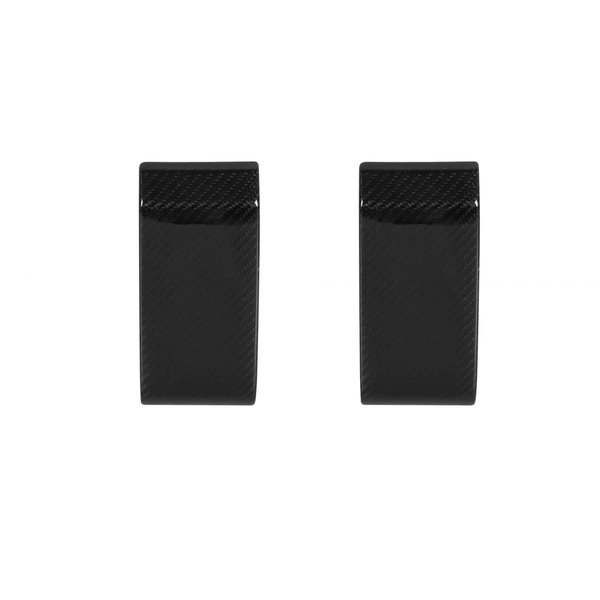 Carbon trim strips suitable for the rear B-design bumper on Mercedes G-Class W465 after 2024