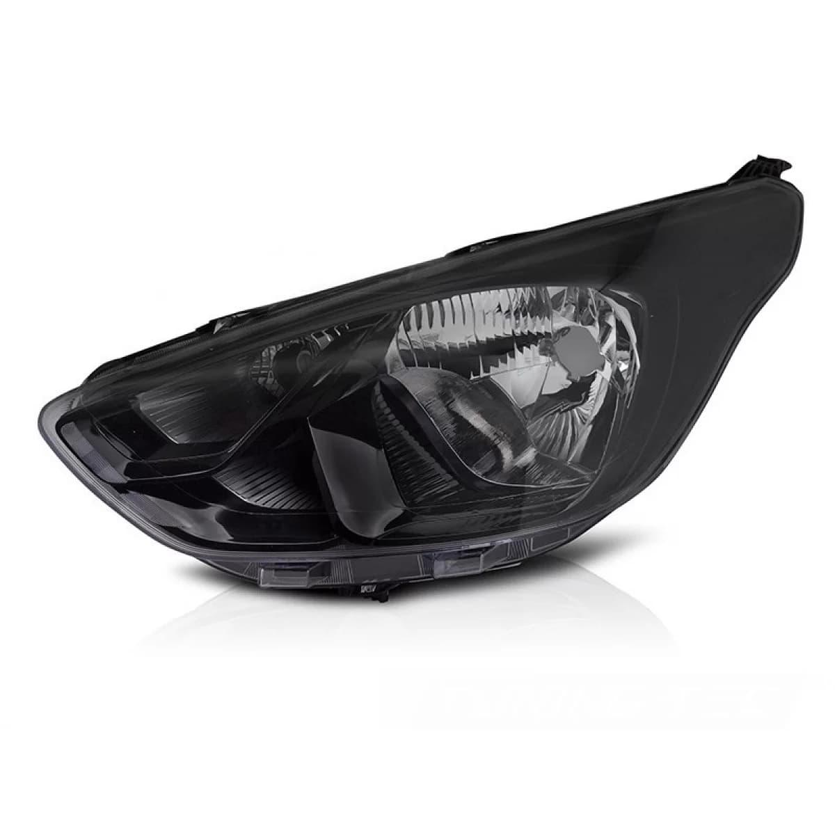 Left reflector headlight suitable for Ford Ka+ 2018-2020 with black base