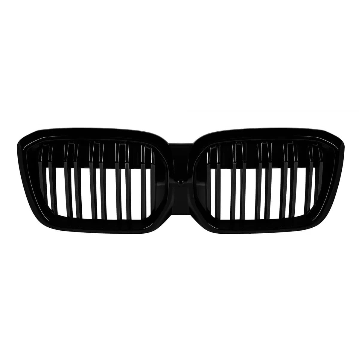 Double slat kidneys in black lacquer suitable for BMW iX3 G08i after 2020