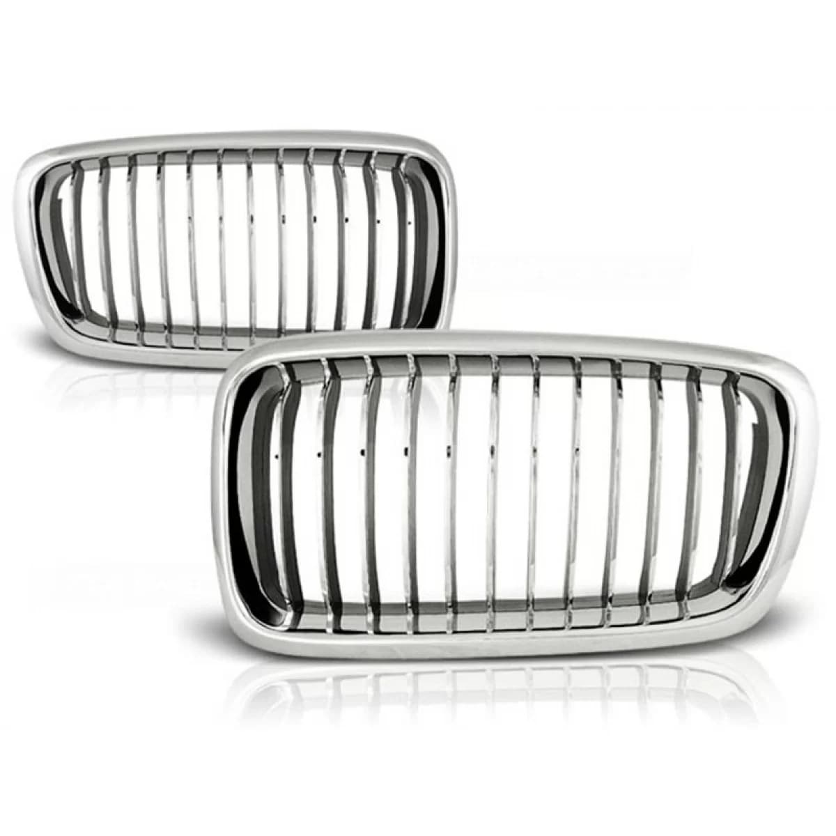 Double ribbed chrome kidneys suitable for BMW 7 Series E38 Touring 06.1994-07.2001