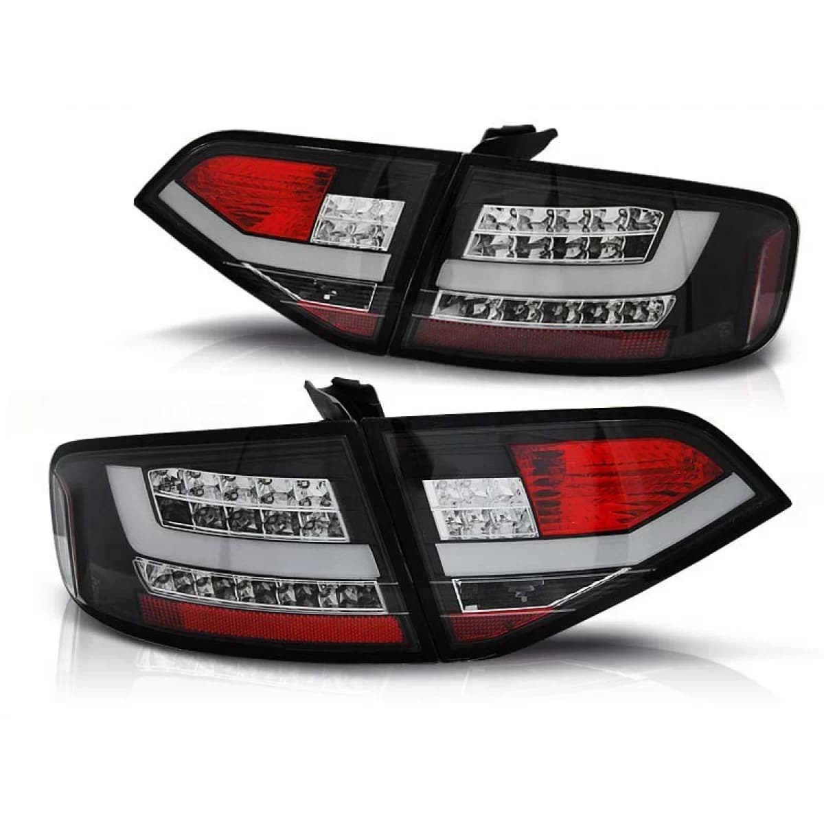 LED tuning tail light set suitable for Audi A4 B8 2008-2011 sedan, version without factory LED tail lights, left and right