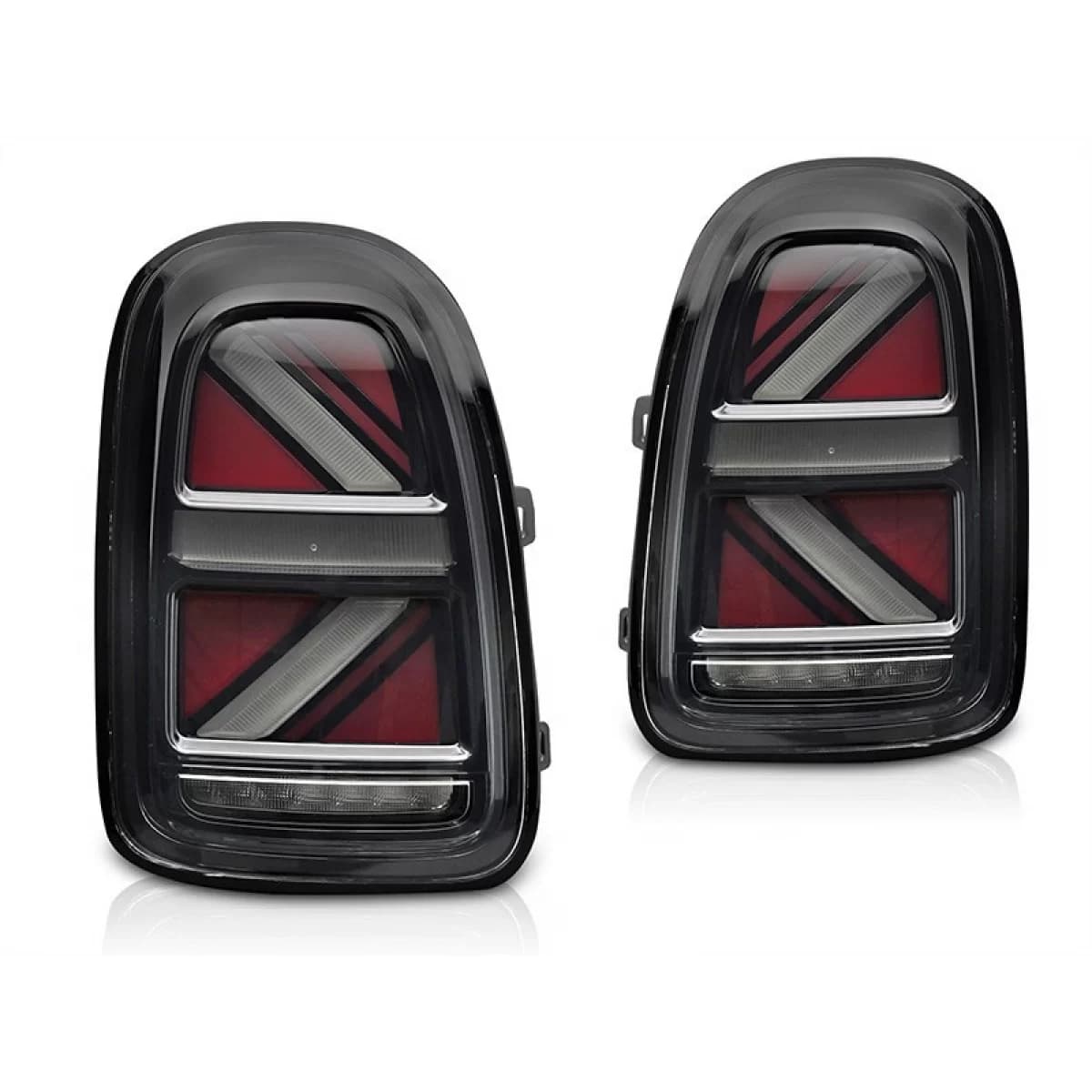 Tuning LED tail light kit suitable for Mini Cooper Countryman F60 2016-2020 with smoked base, with "Welcome" function, left and right