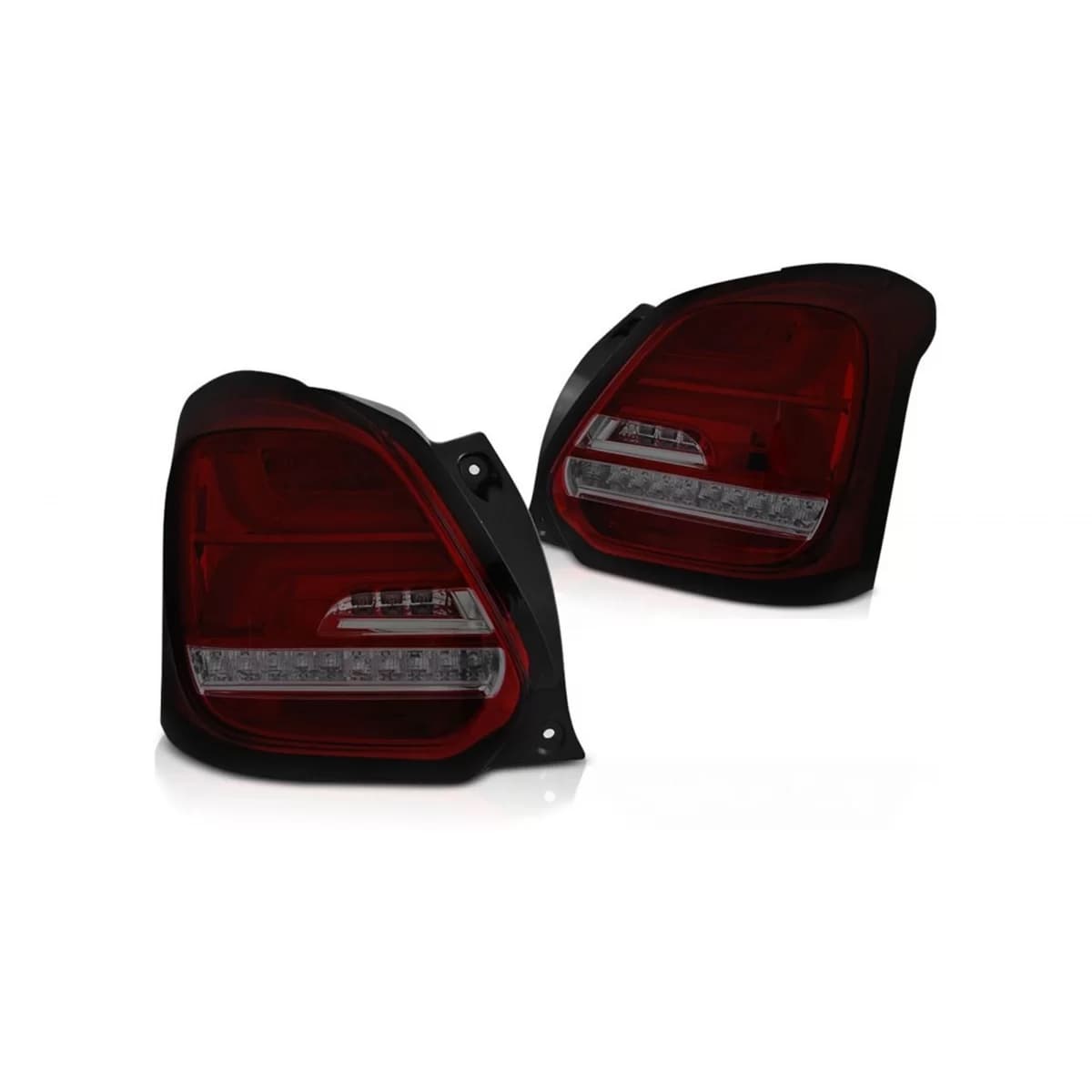 LED tail light set suitable for Suzuki Swift after 2017, smoked red, left and right