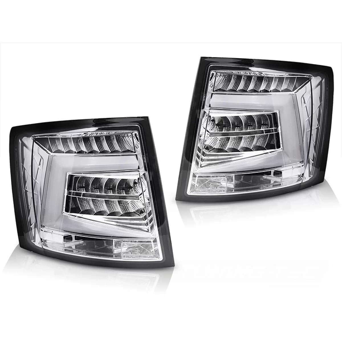 LED tail light set suitable for Skoda Octavia Combi 2016-2020 for the model with factory LED tail lights, with chrome base, left and right