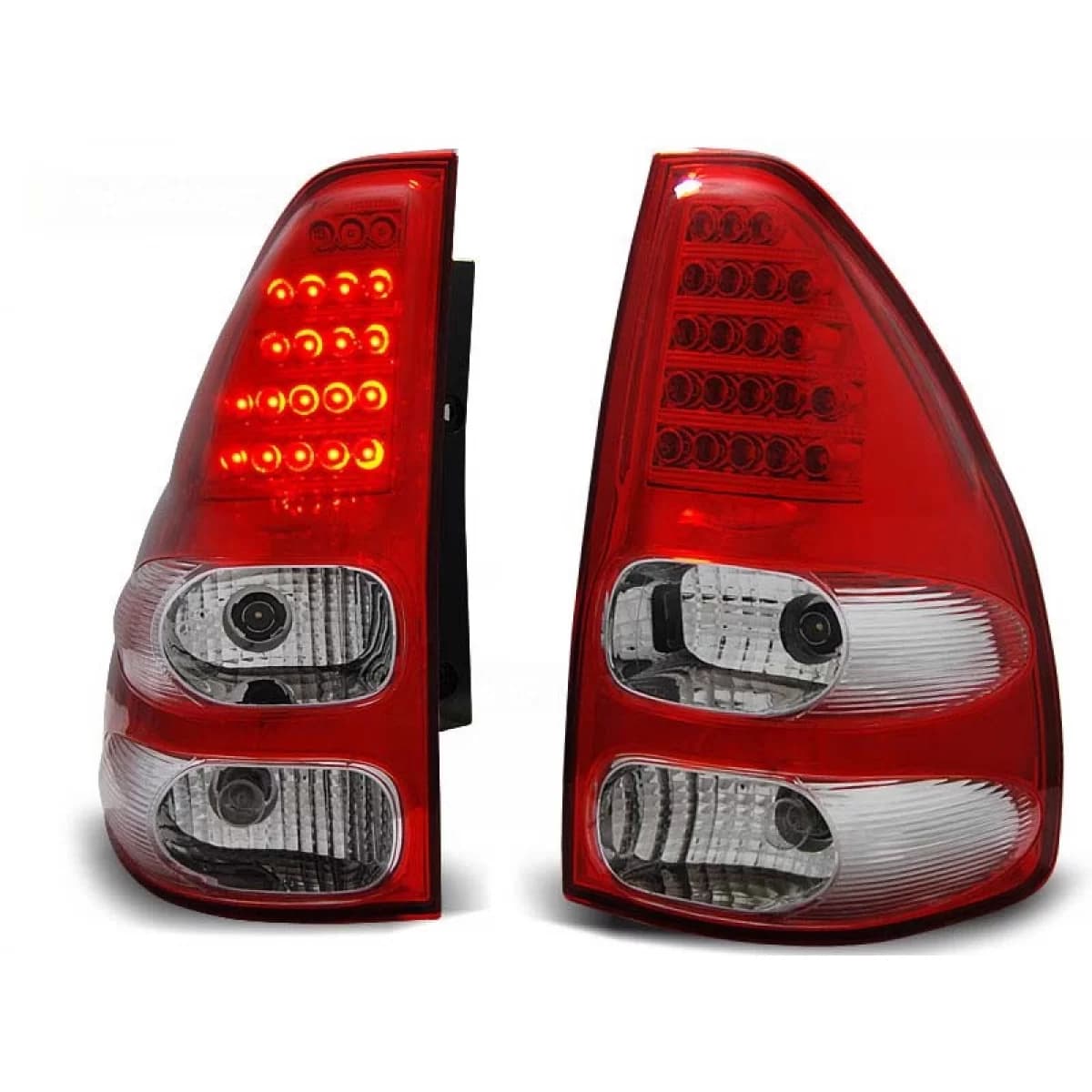 Tuning LED tail light set suitable for Toyota LAND CRUISER 120 2003-2009, left and right