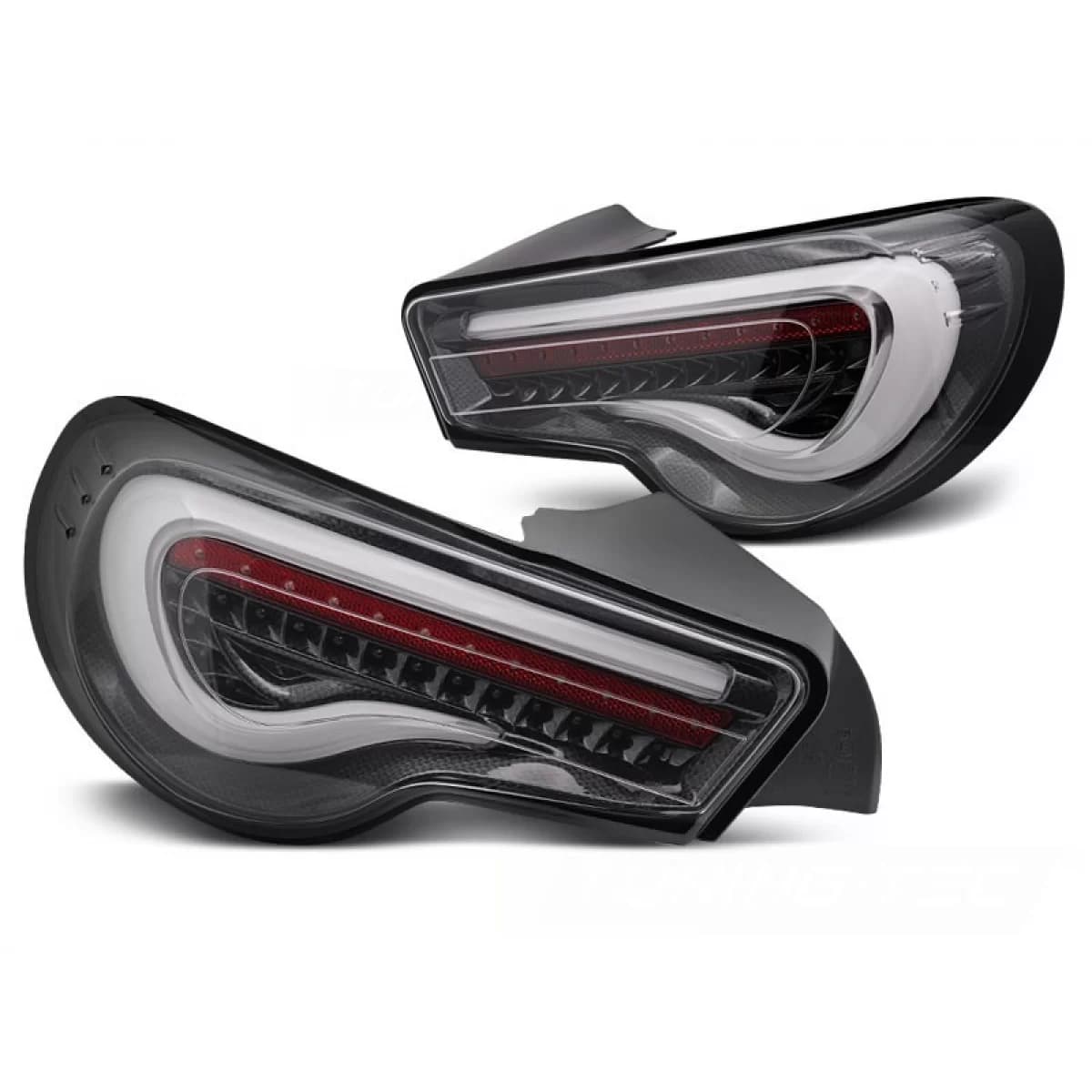 Tuning LED tail light kit suitable for Toyota GT86 2012-2021 with carbon base, left and right
