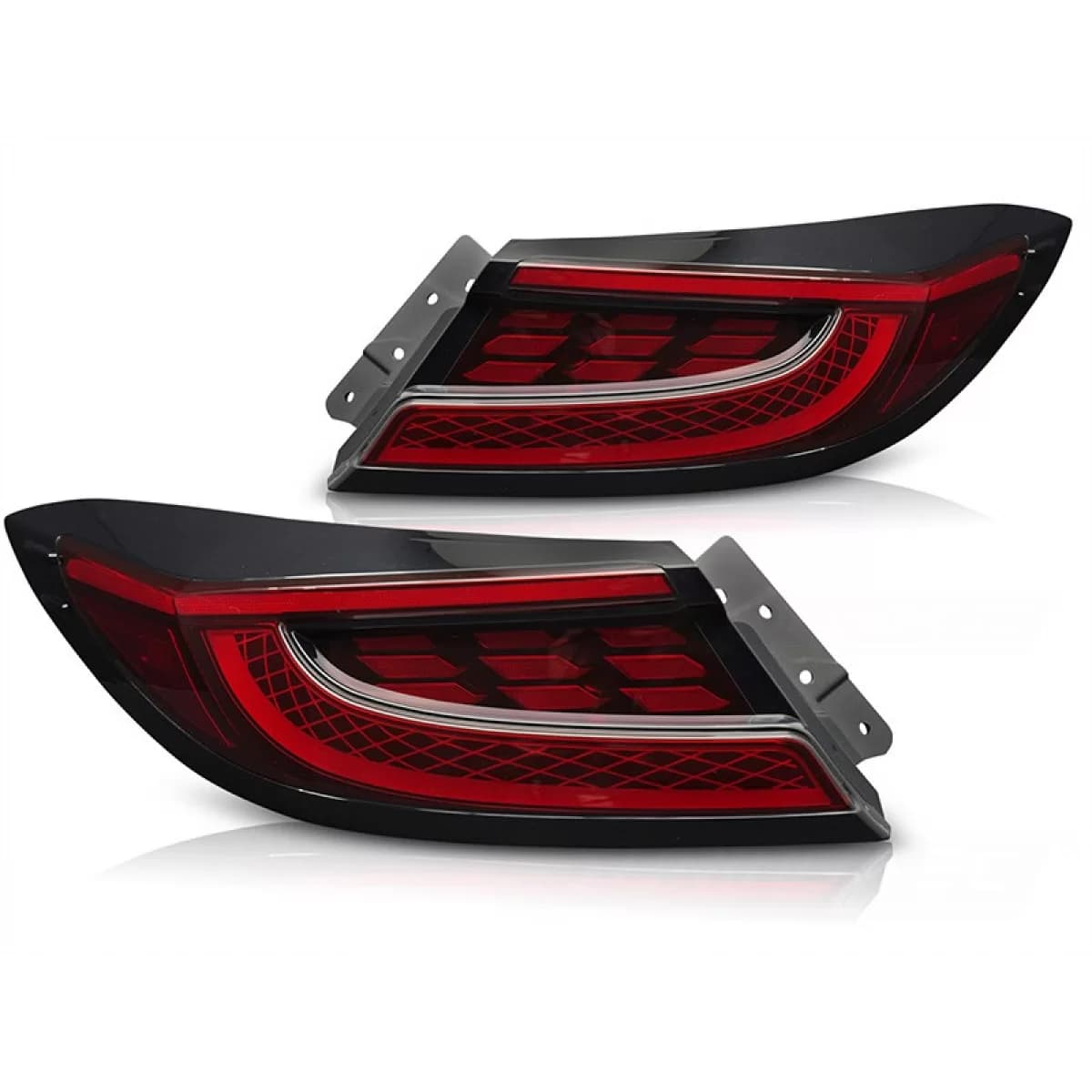 LED tail light set suitable for Toyota GR86 after 2021, red base, left and right