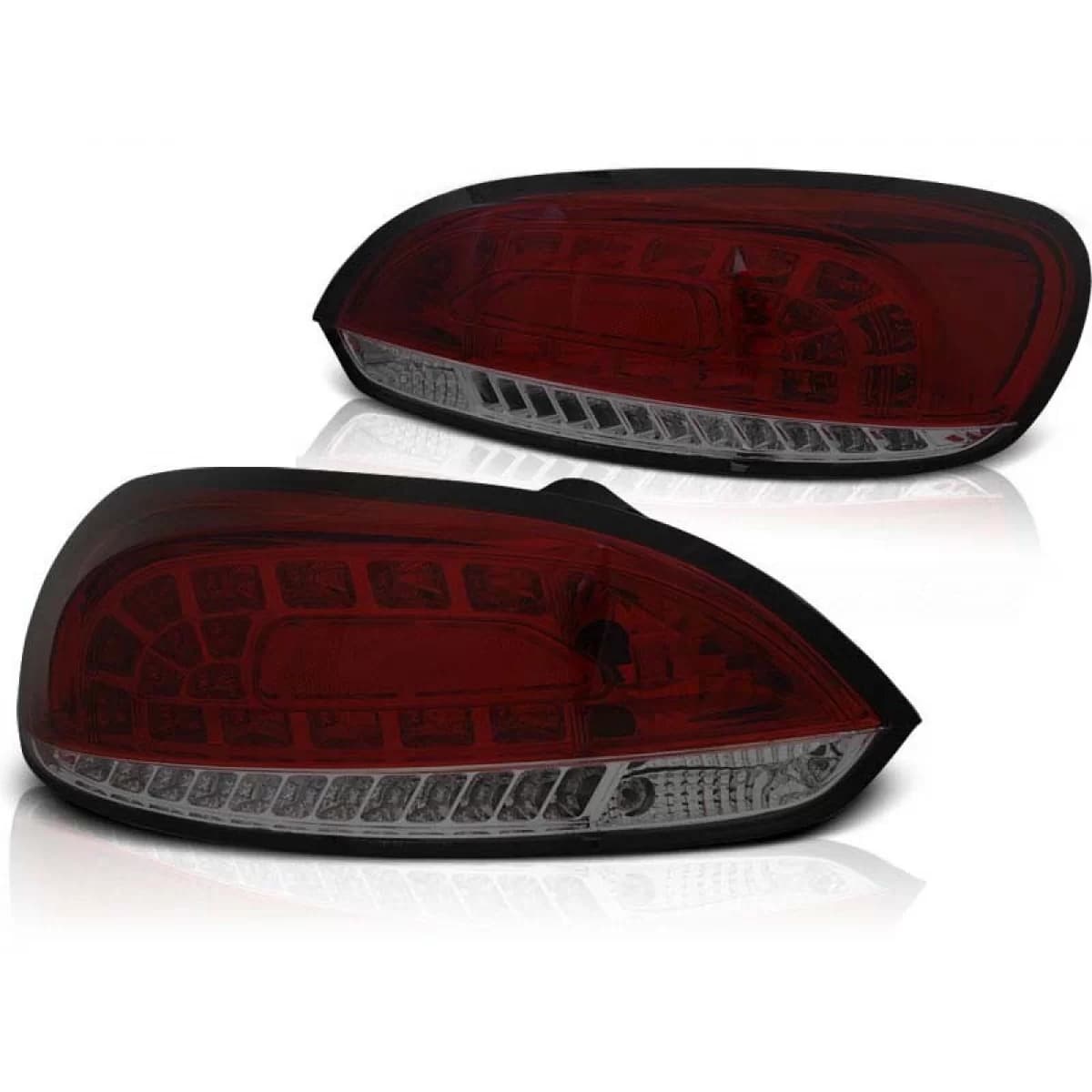 LED tuning tail light set suitable for VW Scirocco III 2008-04.2014 red/smoked, left and right