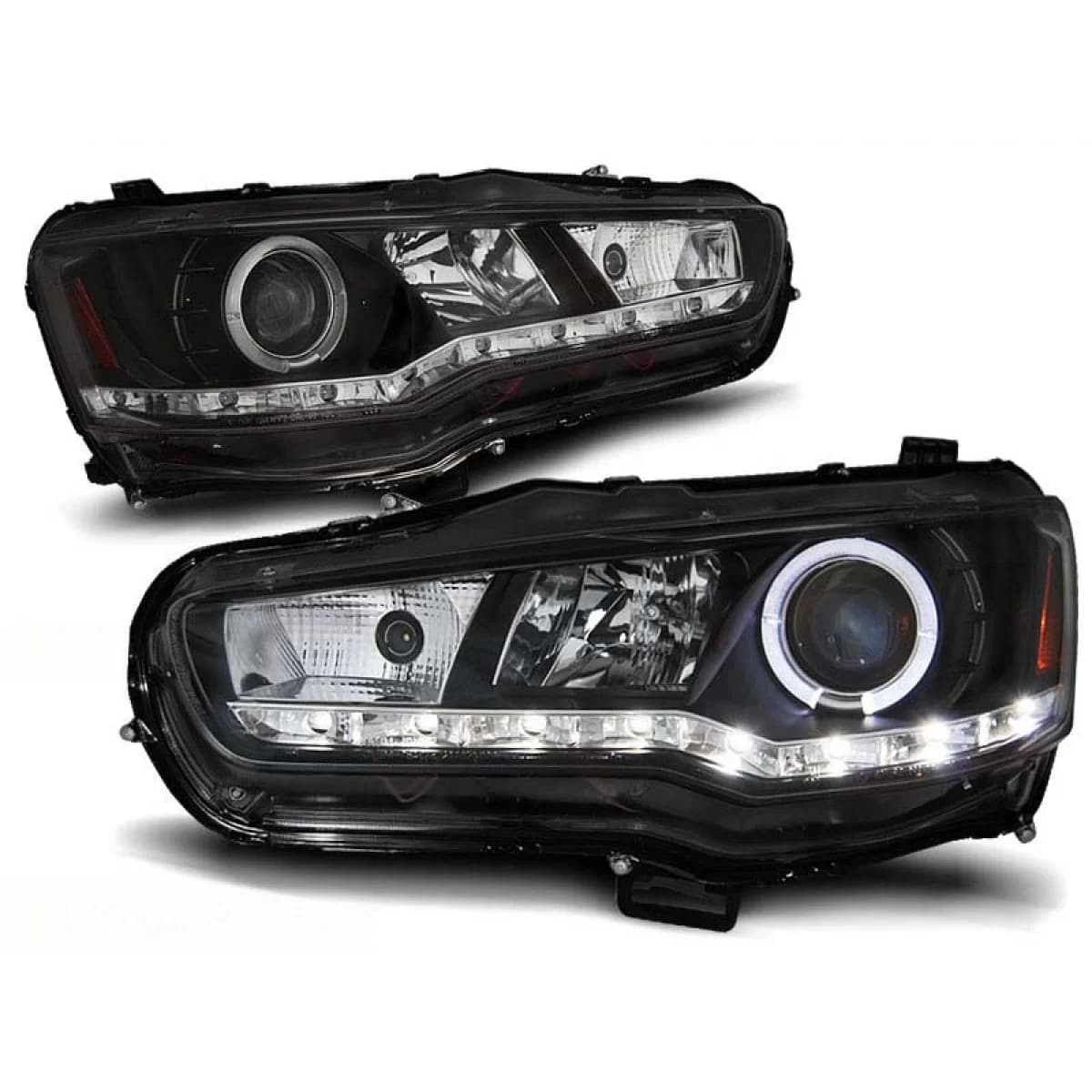 TUNING HEADLIGHT KIT SUITABLE FOR MITSUBISHI LANCER 8 AFTER 2008, LEFT AND RIGHT