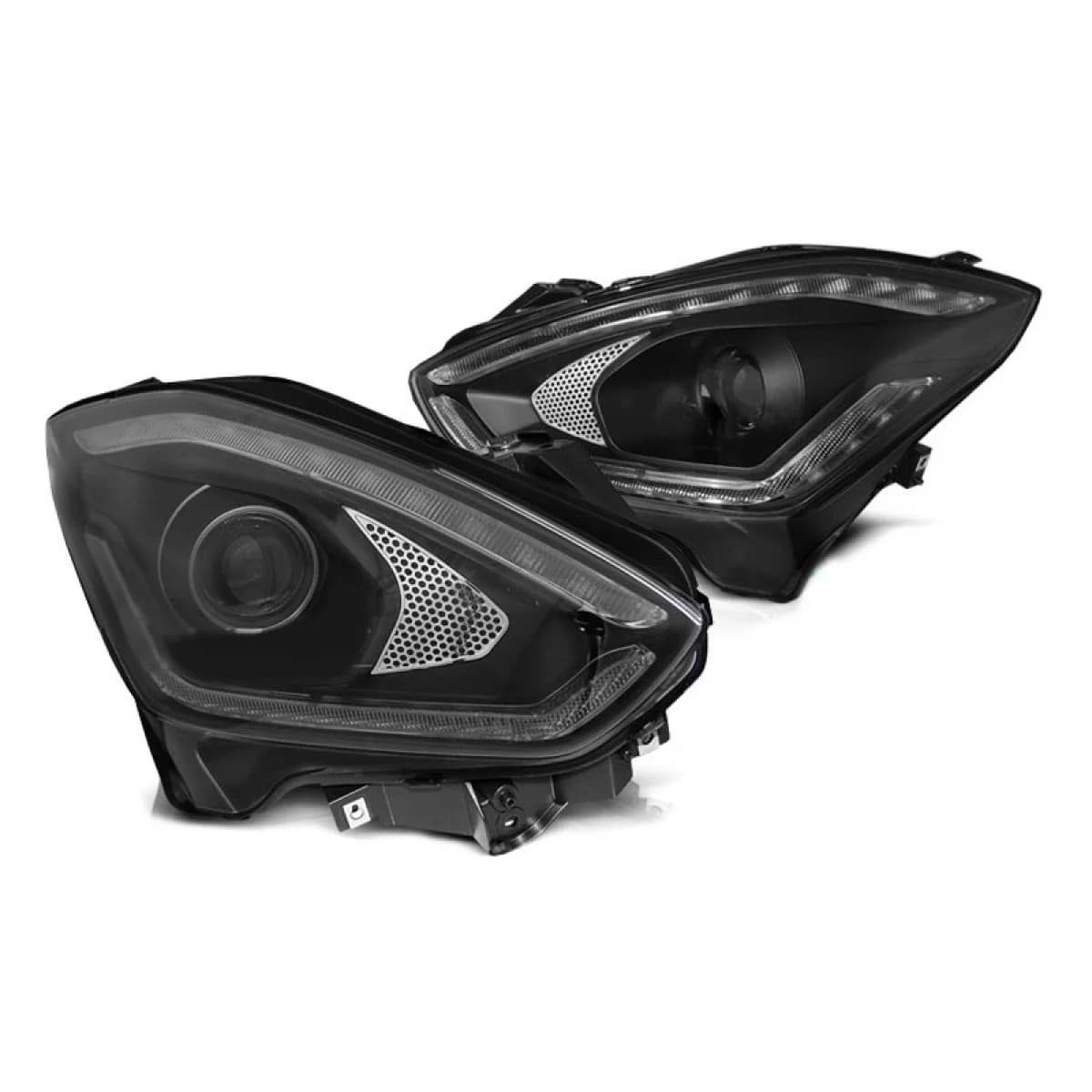 Tuning headlight set suitable for Suzuki Swift after 2017 with black base, left and right