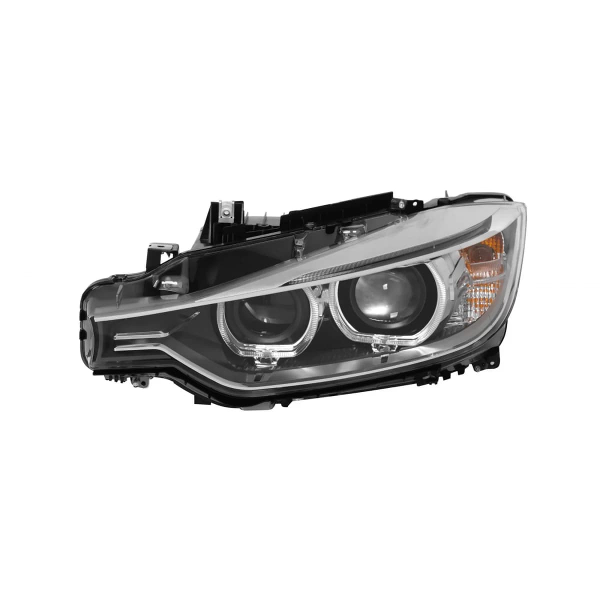 Left xenon headlight suitable for BMW 3 Series F30 sedan, F31 station wagon 2011-2015 with chrome base