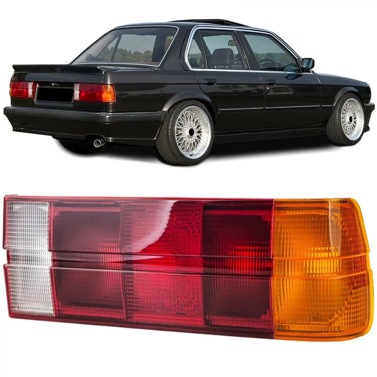 Right tail light suitable for 3 Series BMW E30 82-87 pre-facelift