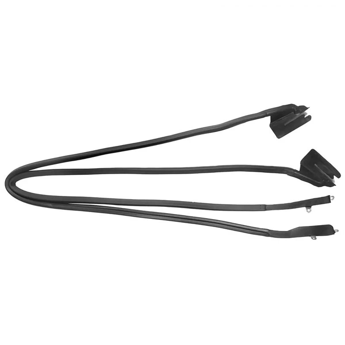 Door seal pair for Ford Mustang 69-70
