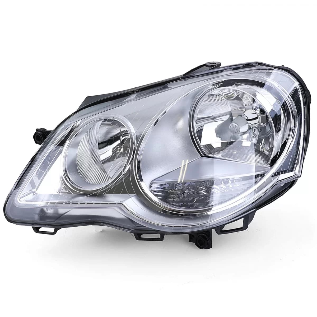 Headlight H7 H1 with LWR motor left for VW Polo 9N3 2005/20-09