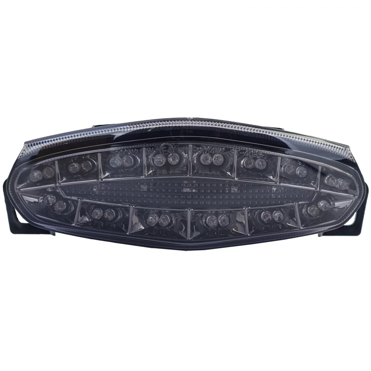 Motorcycle LED Tail Light Clear Glass Black for Kawasaki 650 ER6 2009-2011