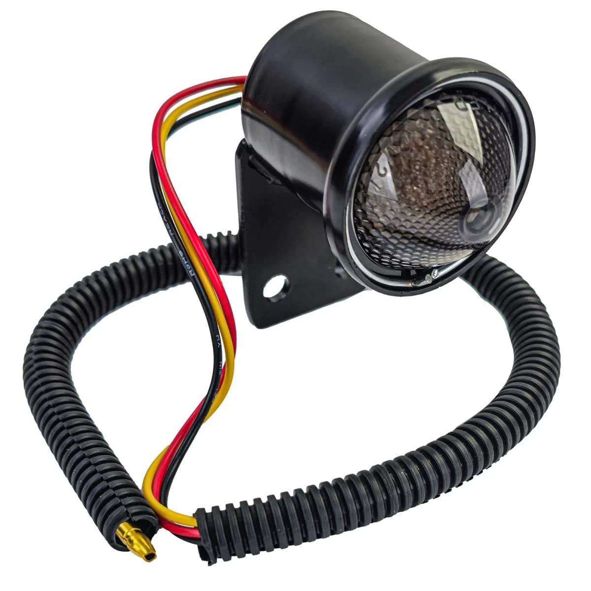 Universal Smoke Motorcycle LED Taillight Vintage Smoke Black with E-Mark