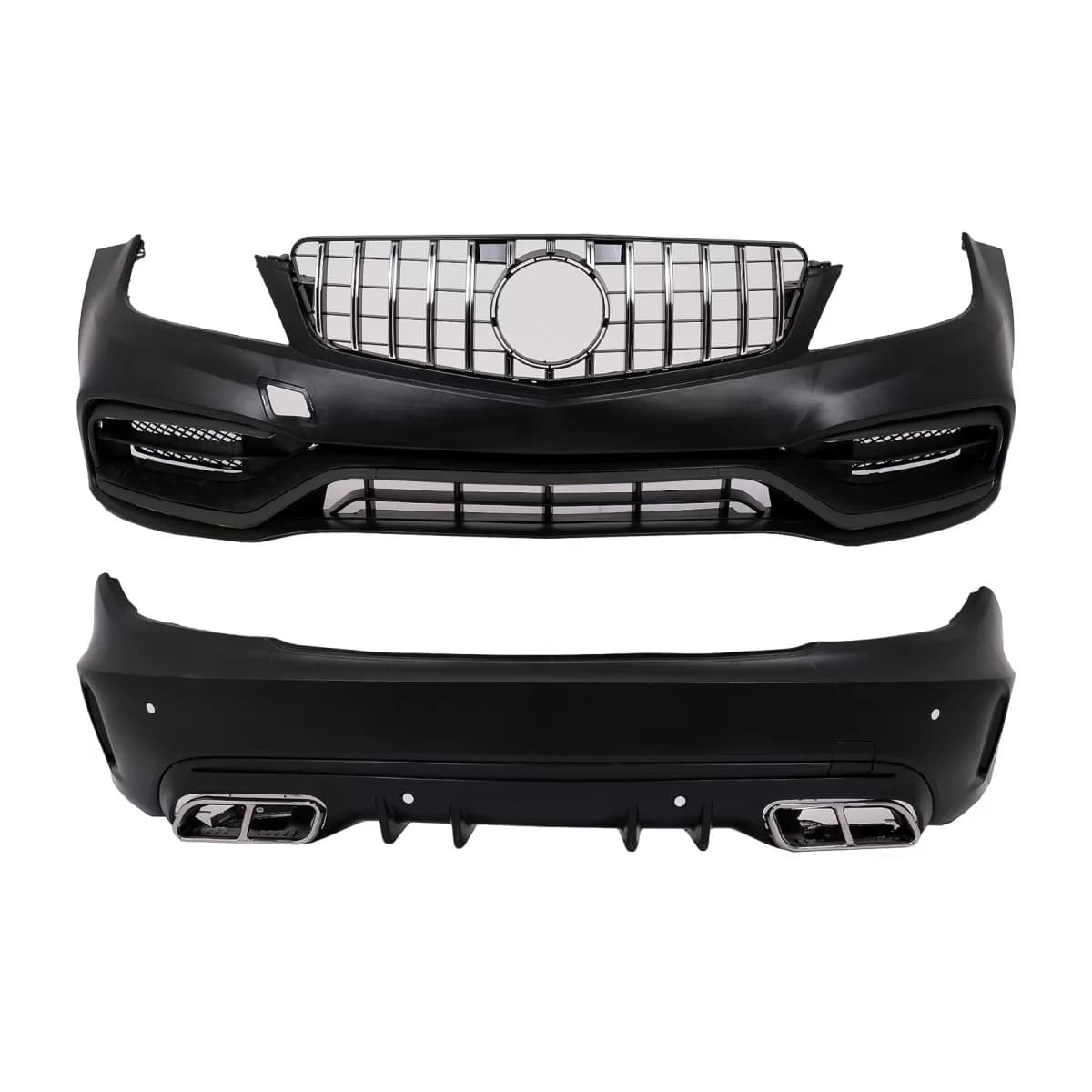 Body Kit suitable for Mercedes C-Class W204 (2007-2015) Conversion to W205 C63 Design