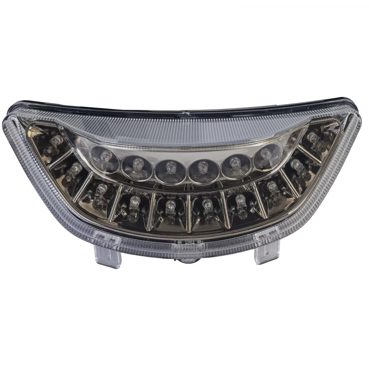 Motorcycle LED Tail Light Clear Glass Chrome for Yamaha V-Max 1700 02-20