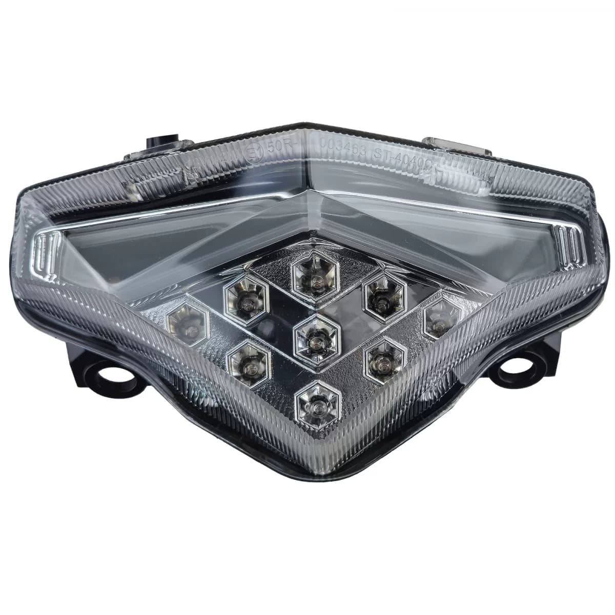 Motorcycle LED taillight chrome clear lens for Kawasaki ER6N ER6F ER-6N ER-6F from 2012