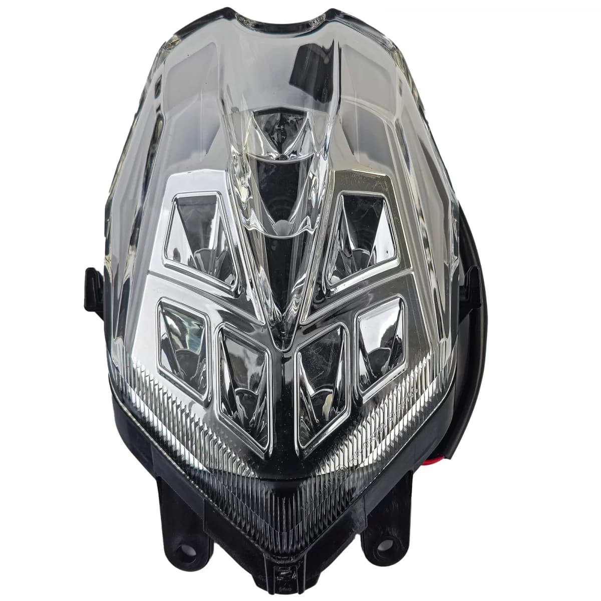 Motorcycle LED Tail Light Clear Lens Chrome for Triumph Street Triple 675 2013-2016