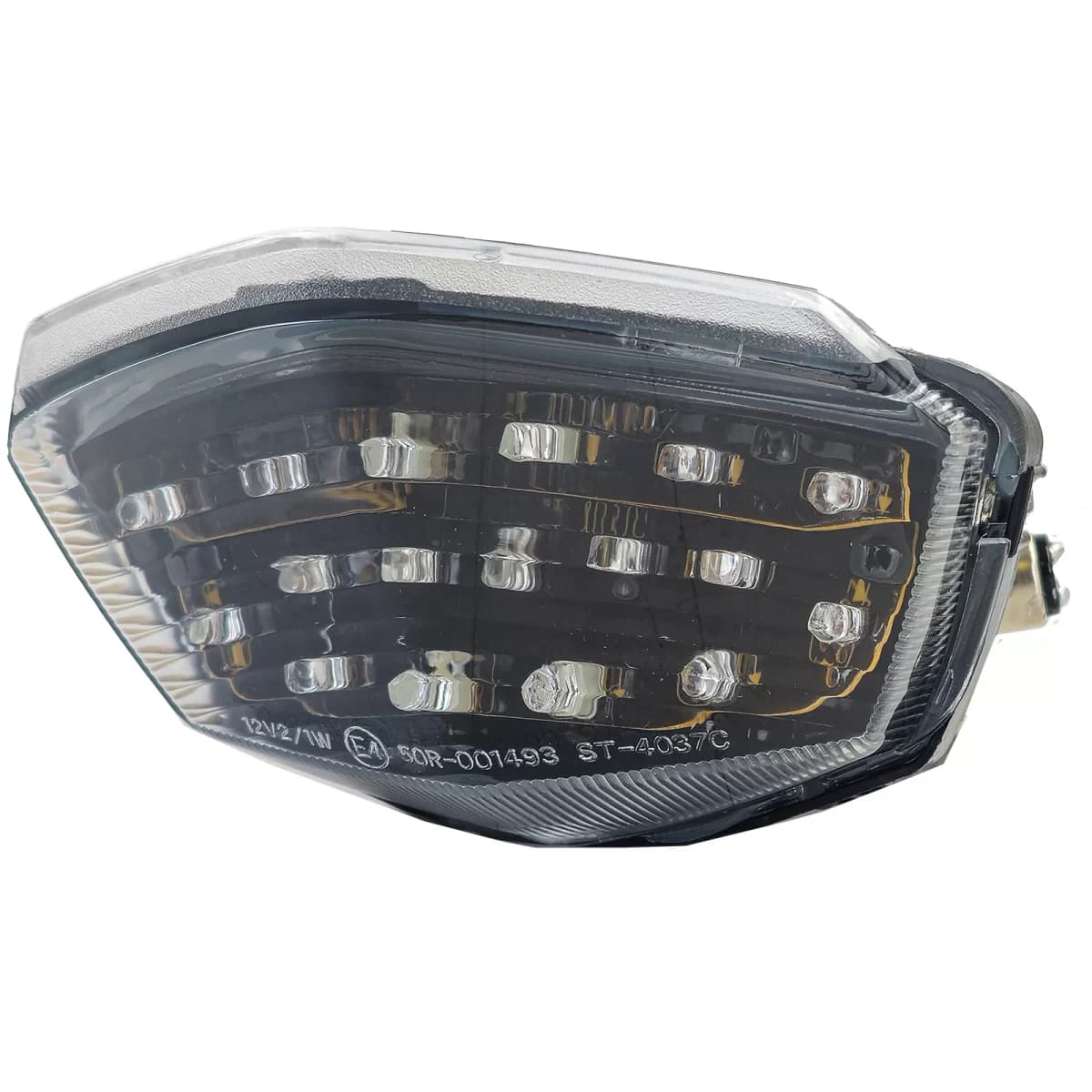 Motorcycle LED Tail Light Clear Lens Black for Kawasaki Ninja 250R EX250 08-11