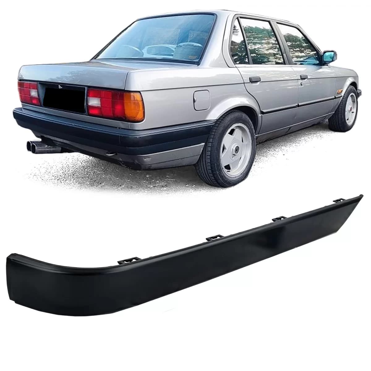 Bumper trim right rear bumper fits 3 Series BMW E30 1987-1992