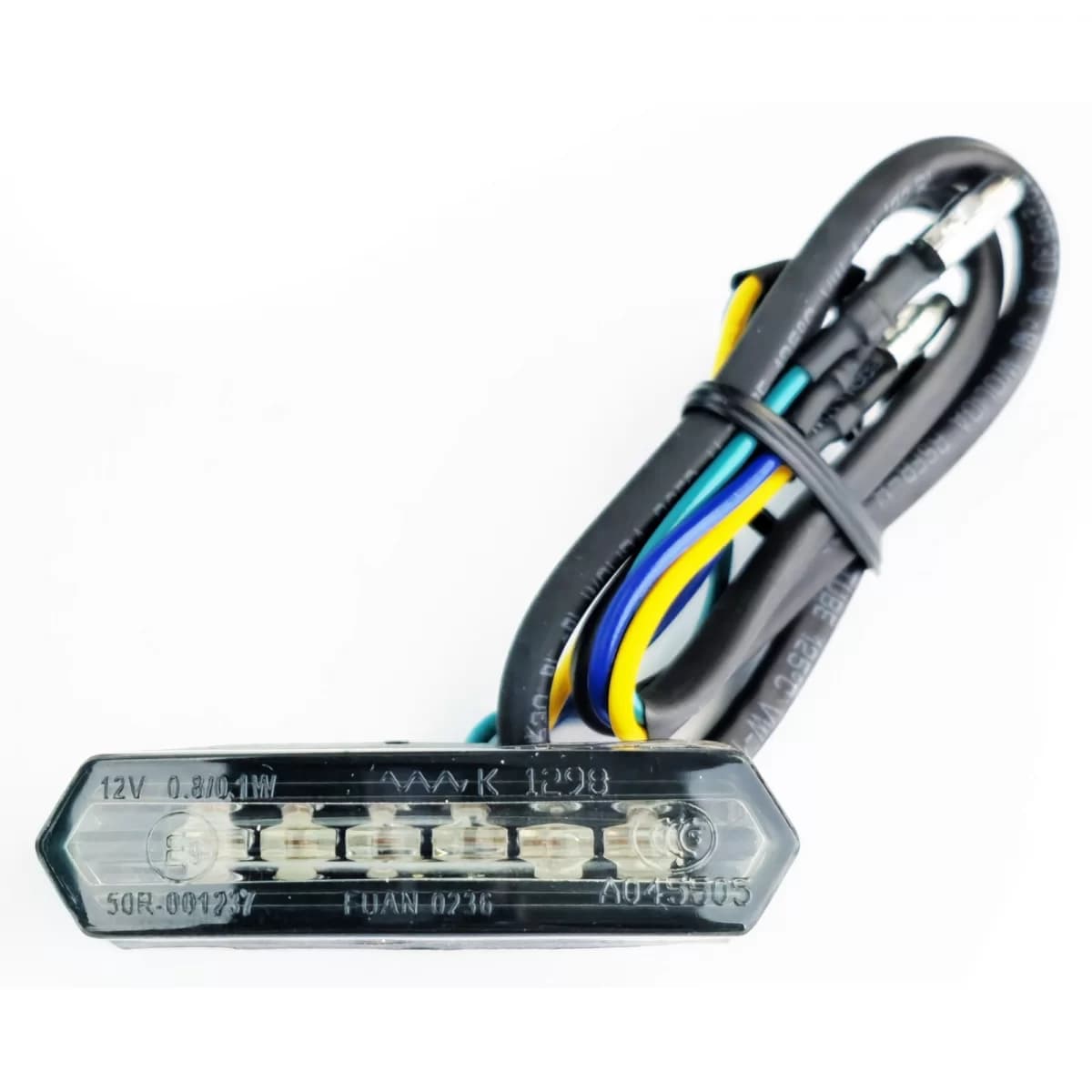 LED taillight smoke mini E-approved 48mm universal motorcycle custom